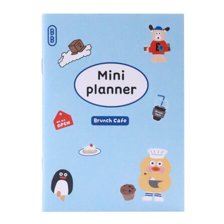สมุดแพลนเนอร์ Ropamoda romane mini planner สีฟ้า_1